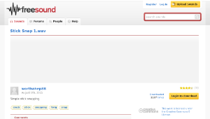 Freesound聲音庫：Stick Snap 1.wav-資源代表圖