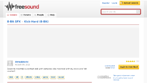 Freesound聲音庫：Kick-Hard (8-Bit)-資源代表圖