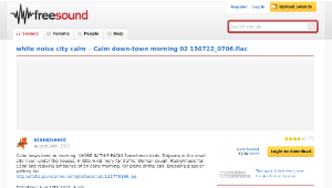 Freesound聲音庫：Calm down-town morning 02 150722_0706.flac縮圖