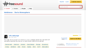 Freesound聲音庫：Eerie Atmosphere-資源代表圖