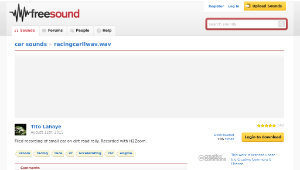 Freesound聲音庫：racingcarIIwav.wav縮圖