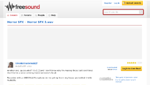 Freesound聲音庫：Horror SFX 3.wav縮圖