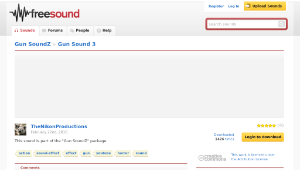 Freesound聲音庫：Gun Sound 3-資源代表圖