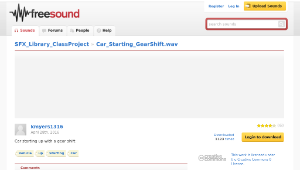 Freesound聲音庫：Car_Starting_GearShift.wav-資源代表圖