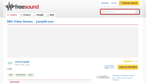 Freesound聲音庫：Jump00.wav