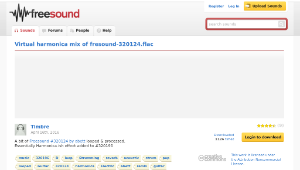Freesound聲音庫：Virtual harmonica mix of fresound-320124.flac-資源代表圖