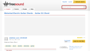 Freesound聲音庫：Guitar D2 Chord-資源代表圖