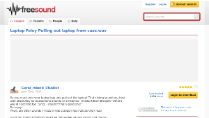Freesound聲音庫：Laptop Foley Pulling out laptop from case.wav-資源代表圖
