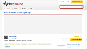 Freesound聲音庫：Sounds of the forest night.mp3-資源代表圖