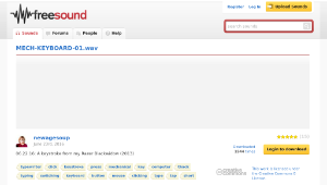 Freesound聲音庫：MECH-KEYBOARD-01.wav-資源代表圖
