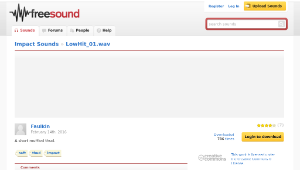 Freesound聲音庫：LowHit_01.wav-資源代表圖