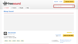 Freesound聲音庫：Bleep Sound-資源代表圖