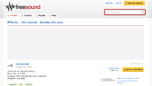 Freesound聲音庫：Clic sound-資源代表圖