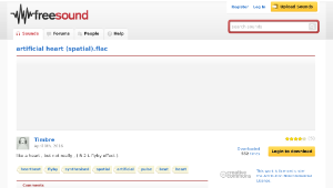 Freesound聲音庫：artificial heart (spatial).flac-資源代表圖