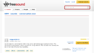 Freesound聲音庫：conversation.wav-資源代表圖