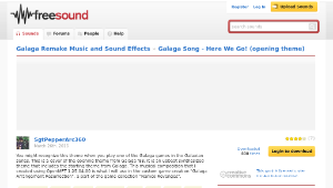 Freesound聲音庫：Galaga Song - Here We Go! (opening theme)-資源代表圖
