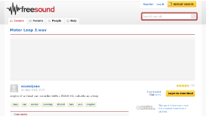 Freesound聲音庫：Motor Loop 3.wav-資源代表圖