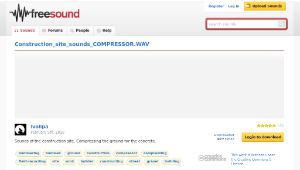 Freesound聲音庫：Construction_site_sounds_COMPRESSOR.WAV縮圖
