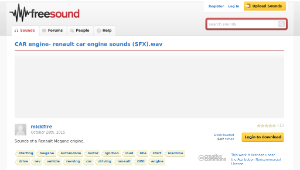 Freesound聲音庫：CAR engine- renault car engine sounds (SFX).wav-資源代表圖