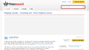 Freesound聲音庫：Incoming call - Clavi ringtone sound縮圖
