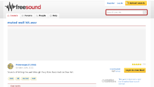 Freesound聲音庫：muted wall hit.wav-資源代表圖