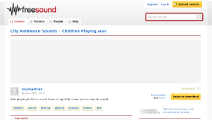 Freesound聲音庫：Children Playing.wav-資源代表圖