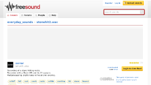 Freesound聲音庫：stonehit2.wav-資源代表圖