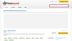 Freesound聲音庫：SyntheticWind-HektorSound.aif-資源代表圖