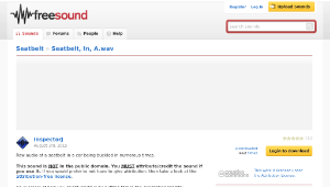 Freesound聲音庫：Seatbelt, In, A.wav-資源代表圖