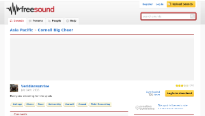 Freesound聲音庫：Cornell Big Cheer-資源代表圖