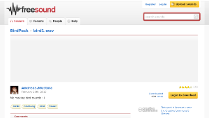 Freesound聲音庫：bird1.wav