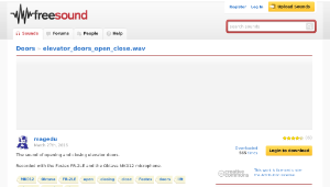 Freesound聲音庫：elevator_doors_open_close.wav-資源代表圖