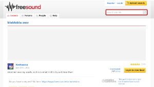 Freesound聲音庫：blablabla.wav-資源代表圖
