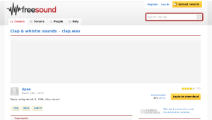 Freesound聲音庫：clap.wav-資源代表圖