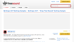 Freesound聲音庫：DJ Drops 24/7 - "Drop That Record" DJ Drop Sample-資源代表圖