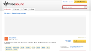 Freesound聲音庫：Fantasy Landscape.wav縮圖