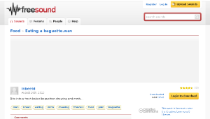 Freesound聲音庫：Eating a baguette.wav-資源代表圖