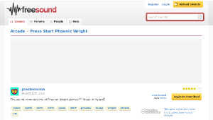 Freesound聲音庫：Press Start Phoenix Wright-資源代表圖