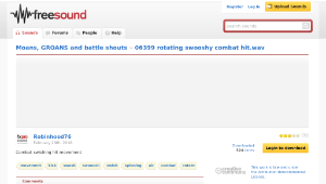Freesound聲音庫：06399 rotating swooshy combat hit.wav-資源代表圖