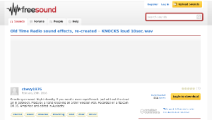 Freesound聲音庫：KNOCKS loud 10sec.wav-資源代表圖