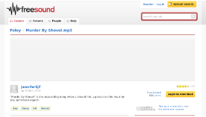 Freesound聲音庫：Murder By Shovel.mp3