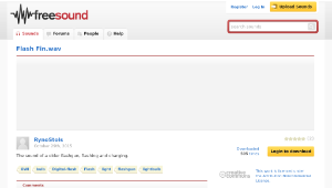 Freesound聲音庫：Flash Fin.wav縮圖