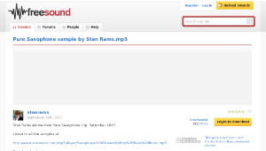 Freesound聲音庫：Pure Saxophone sample by Stan Rams.mp3-資源代表圖