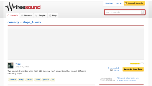 Freesound聲音庫：slaps_A.wav縮圖