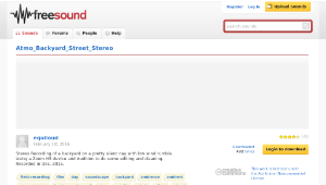 Freesound聲音庫：Atmo_Backyard_Street_Stereo-資源代表圖