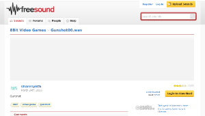 Freesound聲音庫：Gunshot00.wav