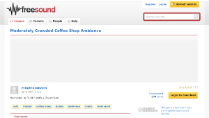 Freesound聲音庫：Moderately Crowded Coffee Shop Ambiance-資源代表圖