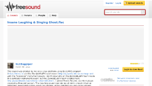 Freesound聲音庫：Insane Laughing & Singing Ghost.flac