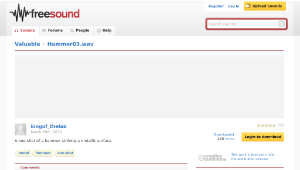 Freesound聲音庫：Hammer03.wav-資源代表圖