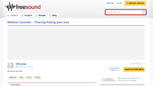 Freesound聲音庫：Placing frying pan.wav-資源代表圖